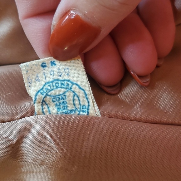 Vintage Penney's Union Made Austelle Fur Collar Scarf Pockets Long Sz. L Coat - Picture 14 of 16